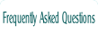 Frequently Asked Questions.